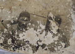 老人、破損照片，原樣修復