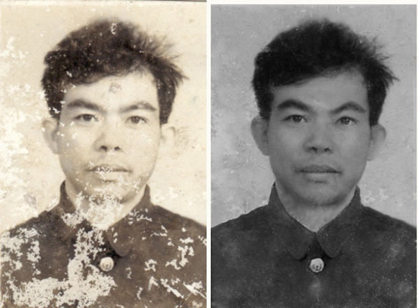 修復老照片過程中如何發揮自己的繪畫和構圖思維？